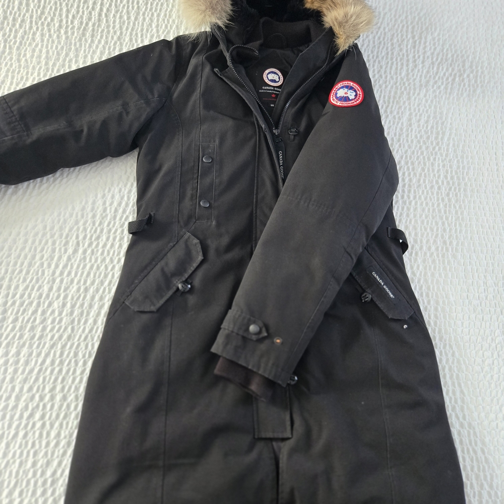 Canada Goose Black Parka with Fur Trim